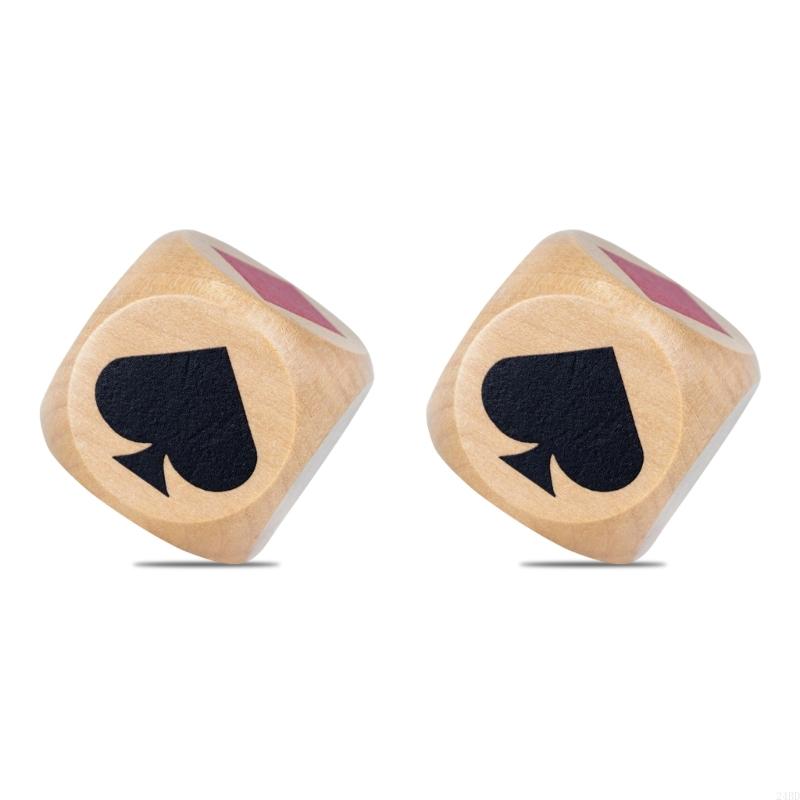 2Pcs Double trumps Marker Dice - Dice Tower Wooden avis et prix