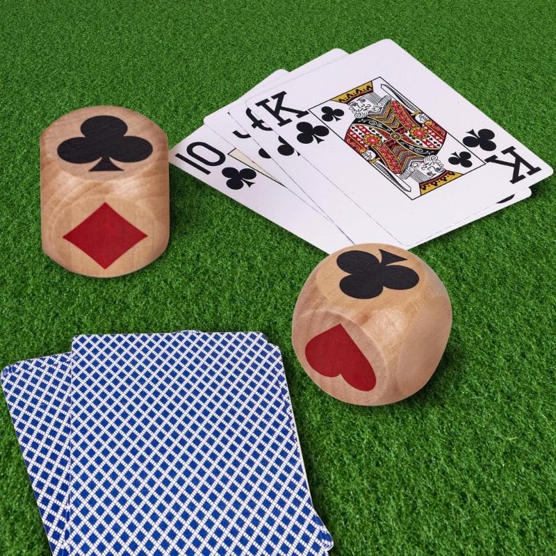 2Pcs Double trumps Marker Dice - Dice Tower Wooden avis et prix