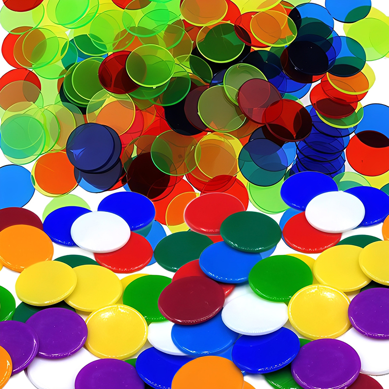 50/100/200pcs 19mm Chips Plast - Board Game Verdant avis et prix