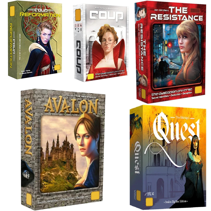 New Board game The Resistance  - Board Game Coup avis et prix