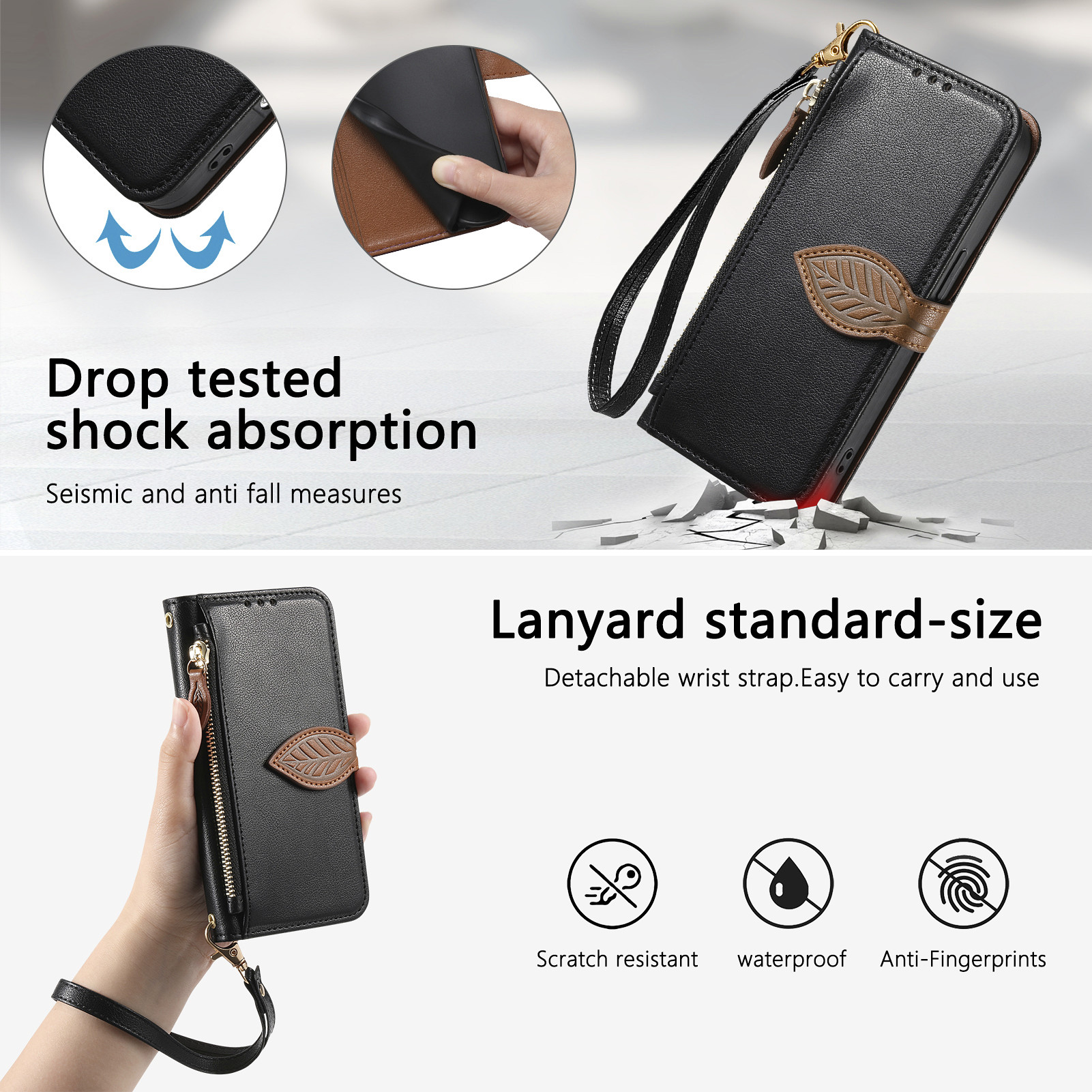 Business PU Leather Phone Case - Board Game Book avis et prix