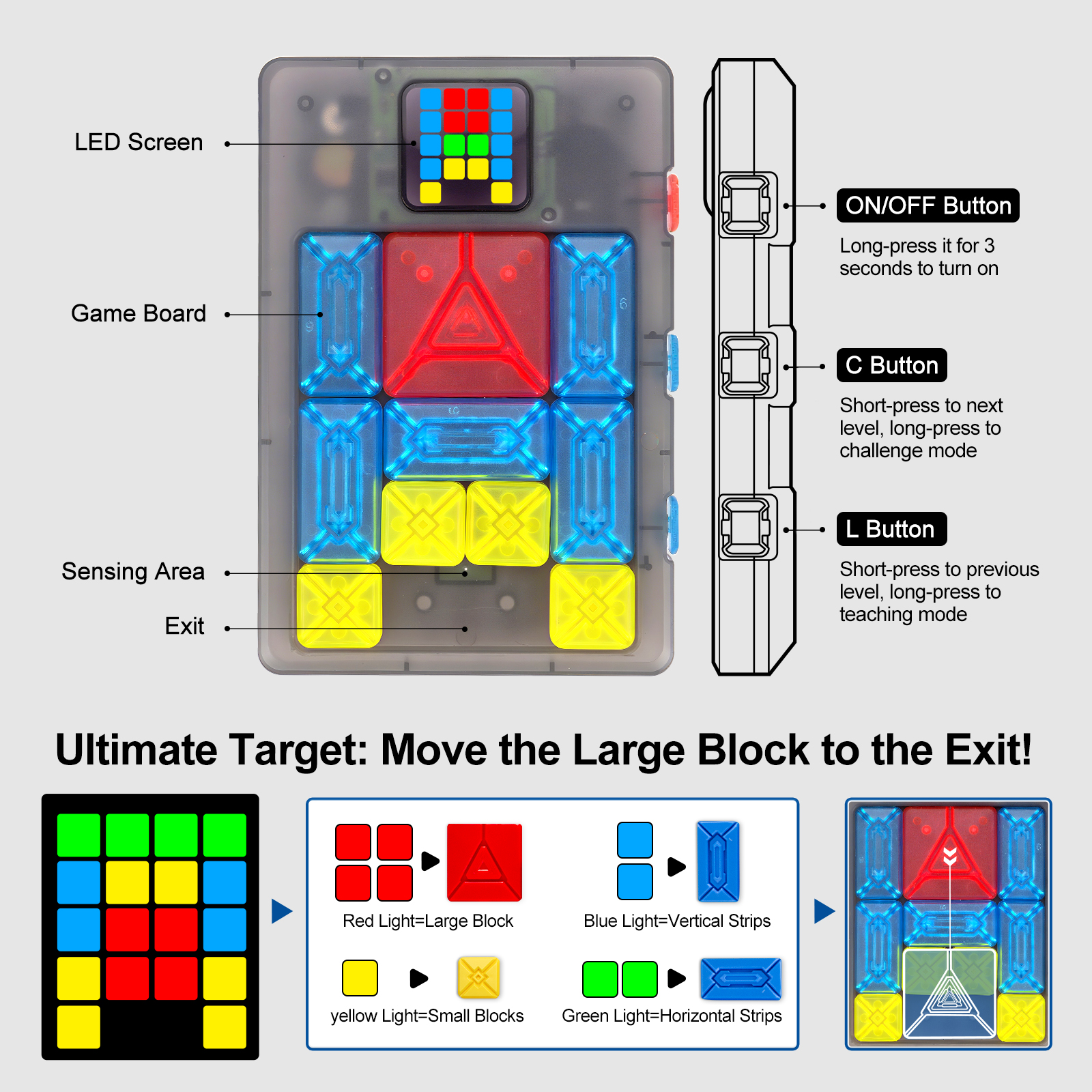 AI Huarong Road Magnetic Sucti - Board Game Idea avis et prix