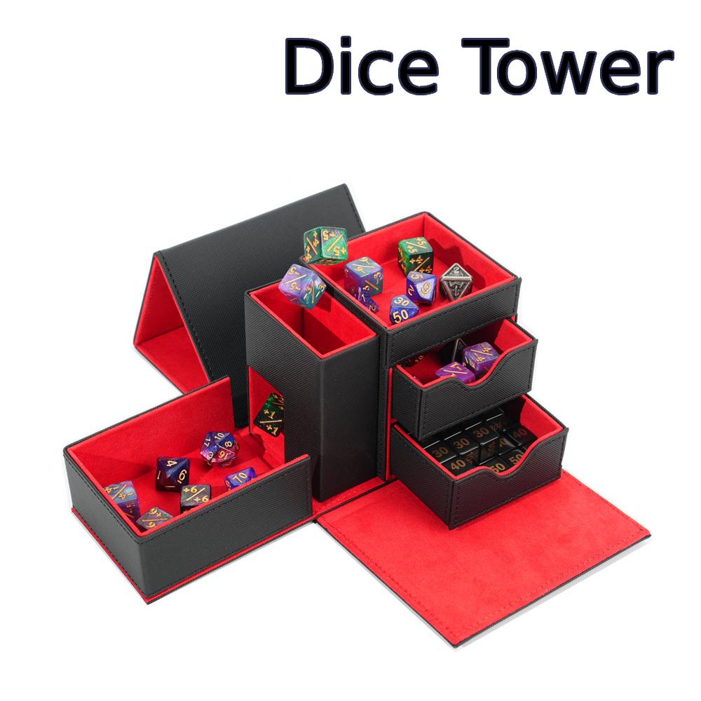 Dice Tower 3-in-1 PU Leather C - Dice Tower Wooden avis et prix