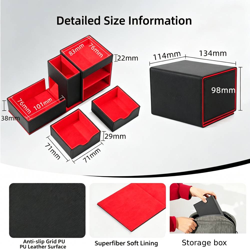 Dice Tower 3-in-1 PU Leather C - Dice Tower Wooden avis et prix