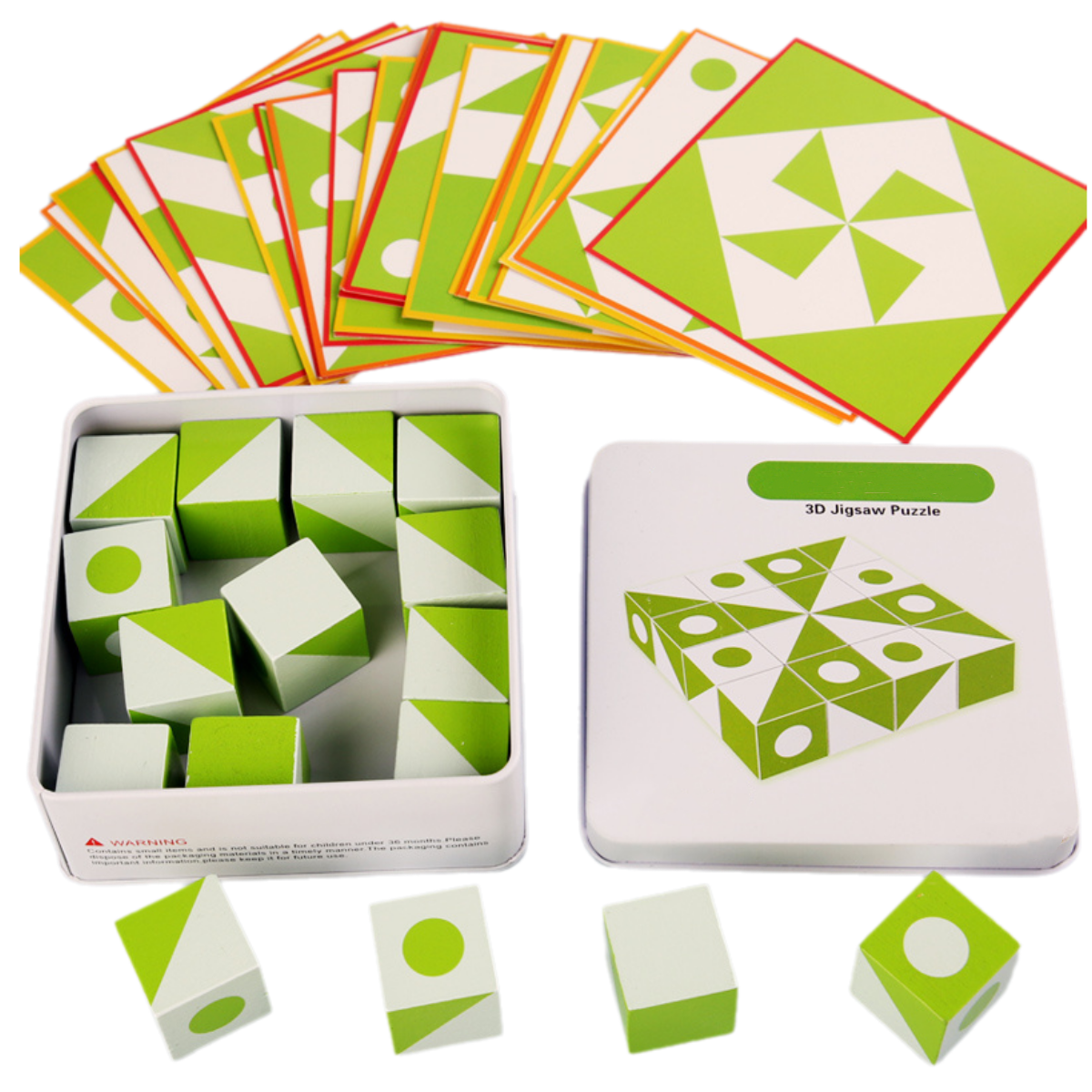 Wooden 3D Puzzles Game Geometr - Board Game Idea avis et prix