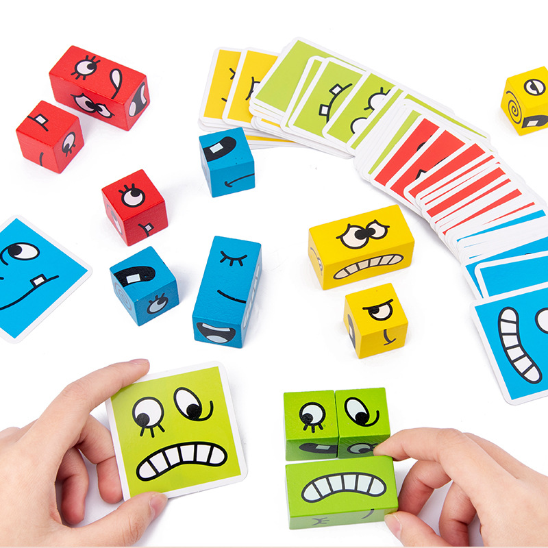 1Pcs Expressions Matching Puzz - Board Game Idea avis et prix
