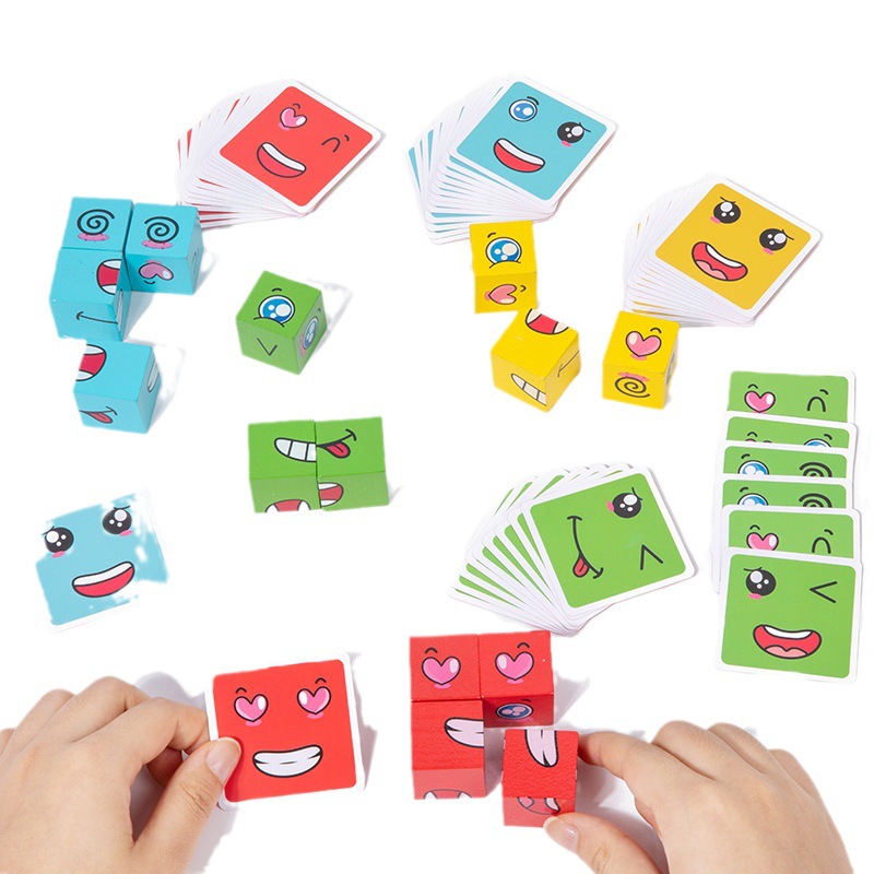 1Pcs Expressions Matching Puzz - Board Game Idea avis et prix