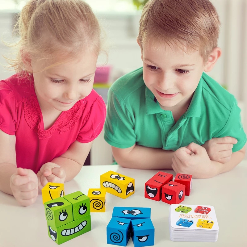 1Pcs Expressions Matching Puzz - Board Game Idea avis et prix