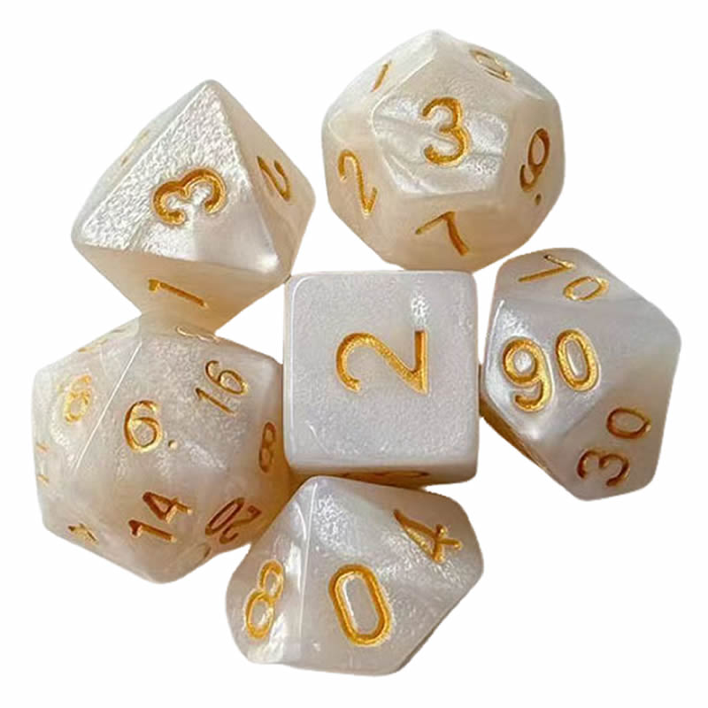 7pcs DND Dice Set Color Polyhe - Board Game Verdant avis et prix