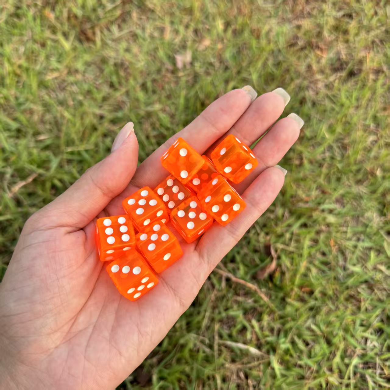 10Pcs/Set 16mm Transparent Col - Dice Tower Wooden avis et prix