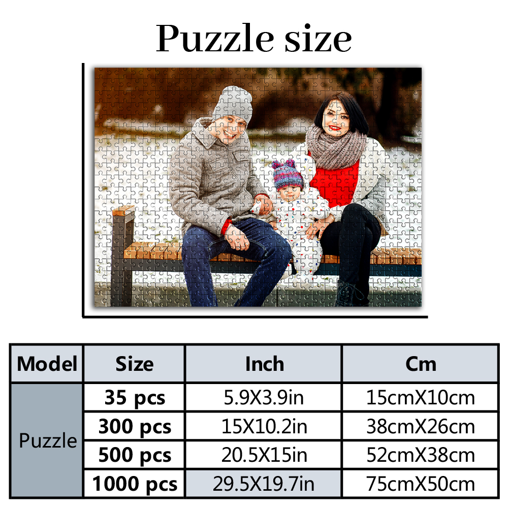35/300/500/1000pcs Personalize - Jigsaw Puzzle Adult avis et prix