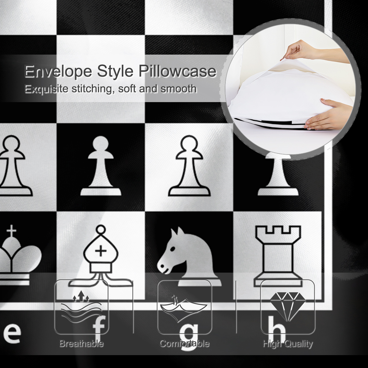 BeddingOutlet Chess Board Bedd - Board Game Nations avis et prix