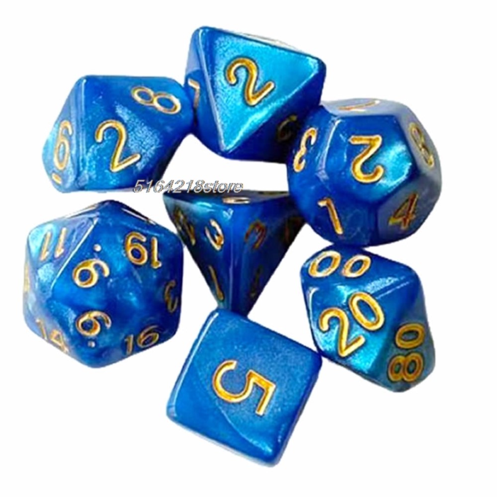 7pcs Set Dice Board Games Roll - Board Game Verdant avis et prix