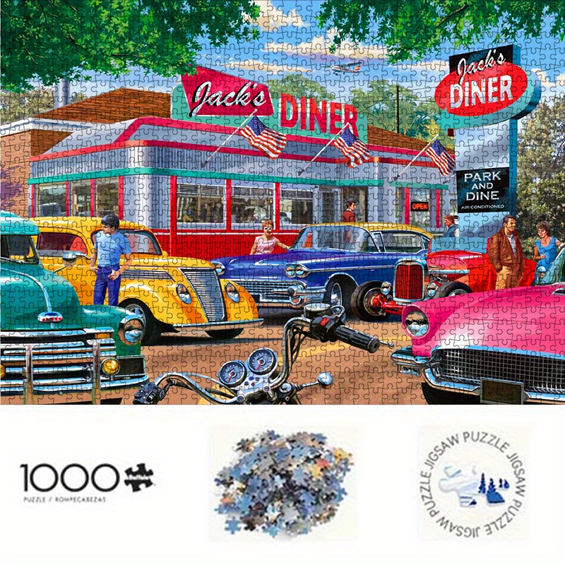 Vintage American Diner & Class - Jigsaw Puzzle Adult avis et prix