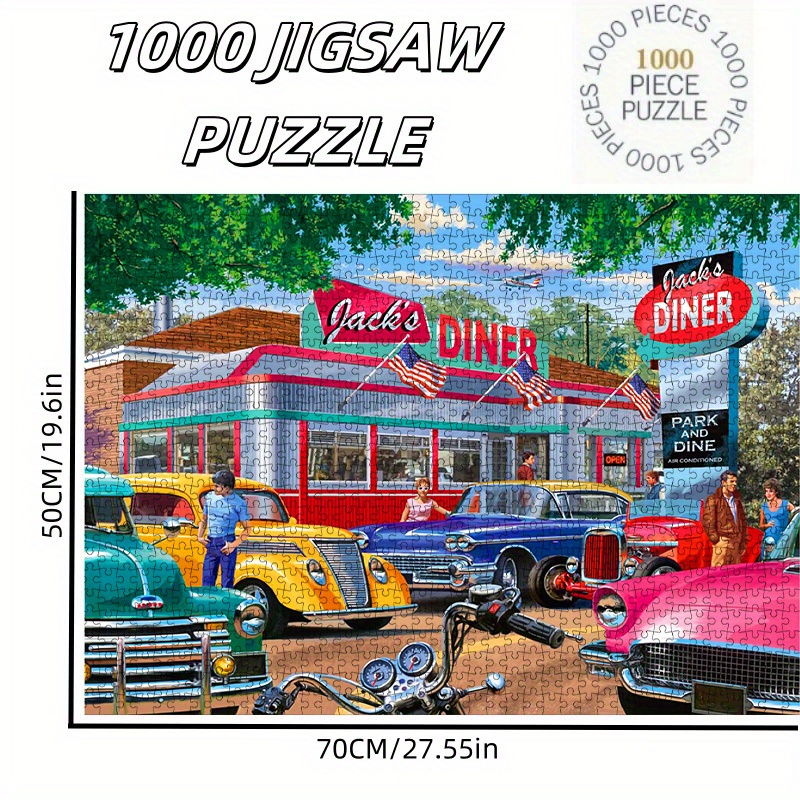 Vintage American Diner & Class - Jigsaw Puzzle Adult avis et prix