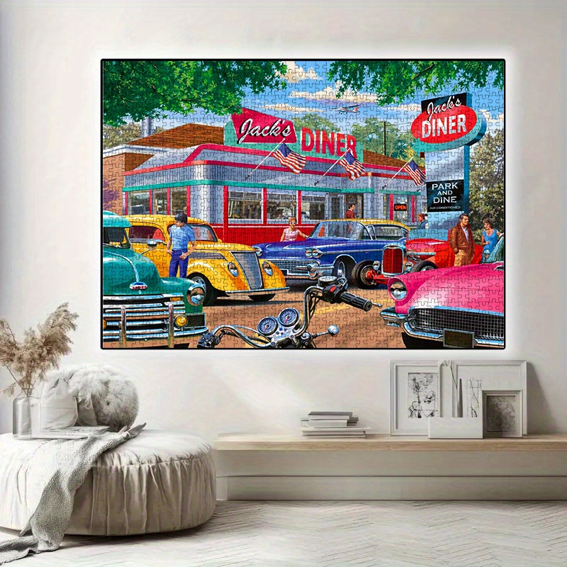 Vintage American Diner & Class - Jigsaw Puzzle Adult avis et prix