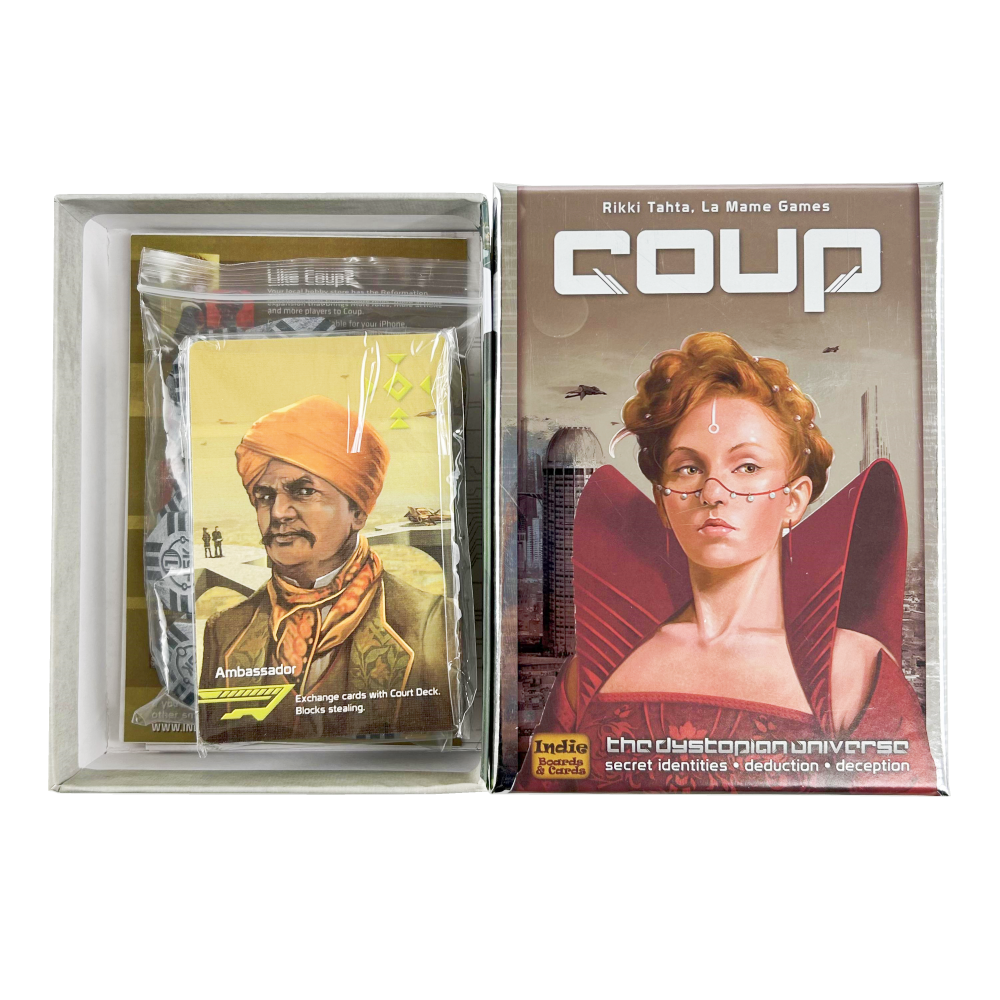 1 Box Coup | Card Game Coup Re - Board Game Coup avis et prix