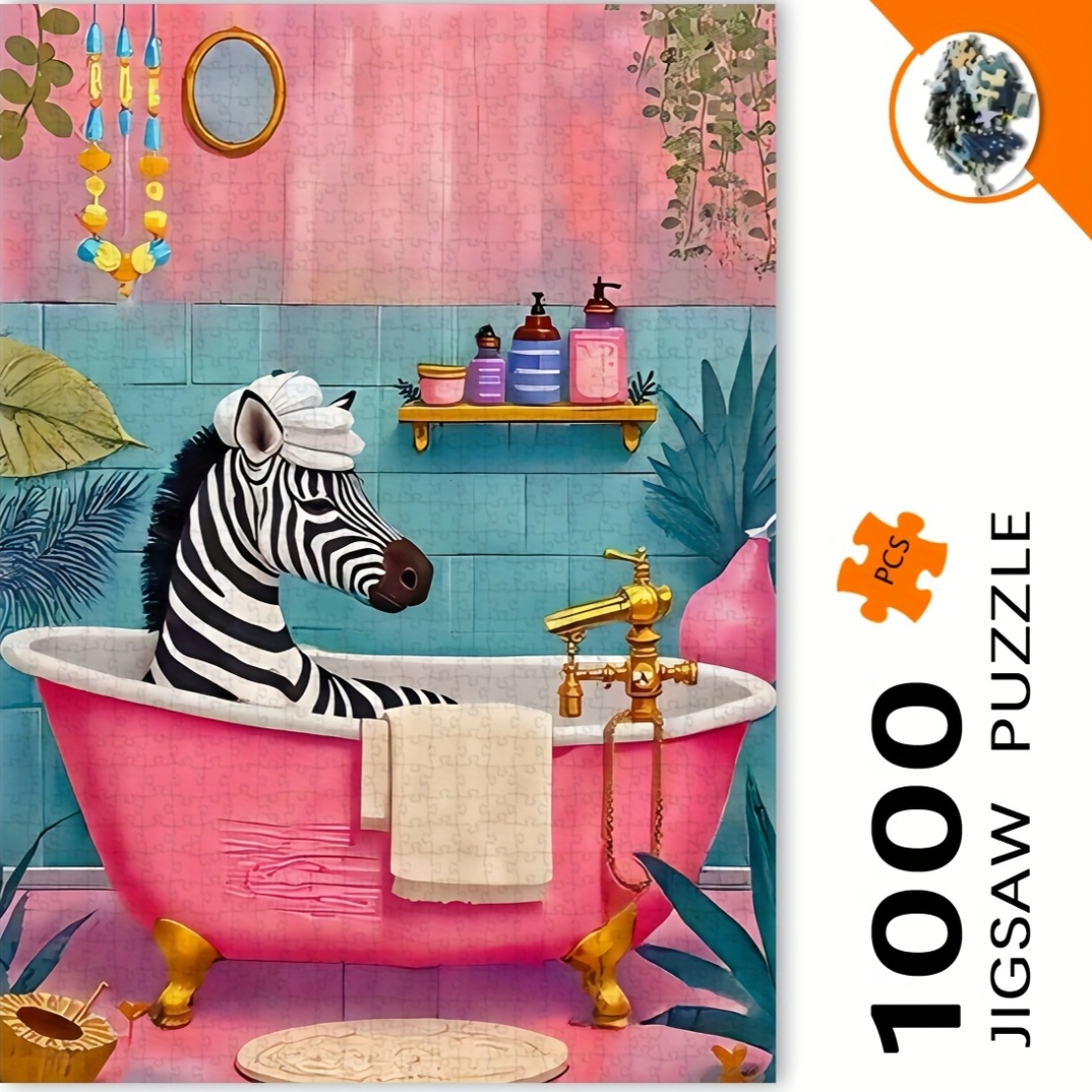 1000pcs Zebra in Bubble Bath J - Jigsaw Puzzle Adult avis et prix
