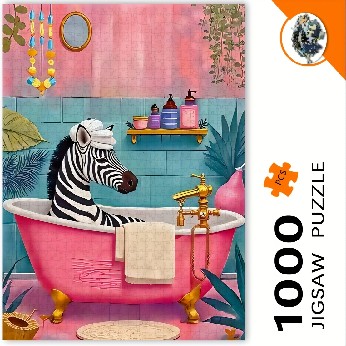 1000pcs Zebra in Bubble Bath J - Jigsaw Puzzle Adult avis et prix