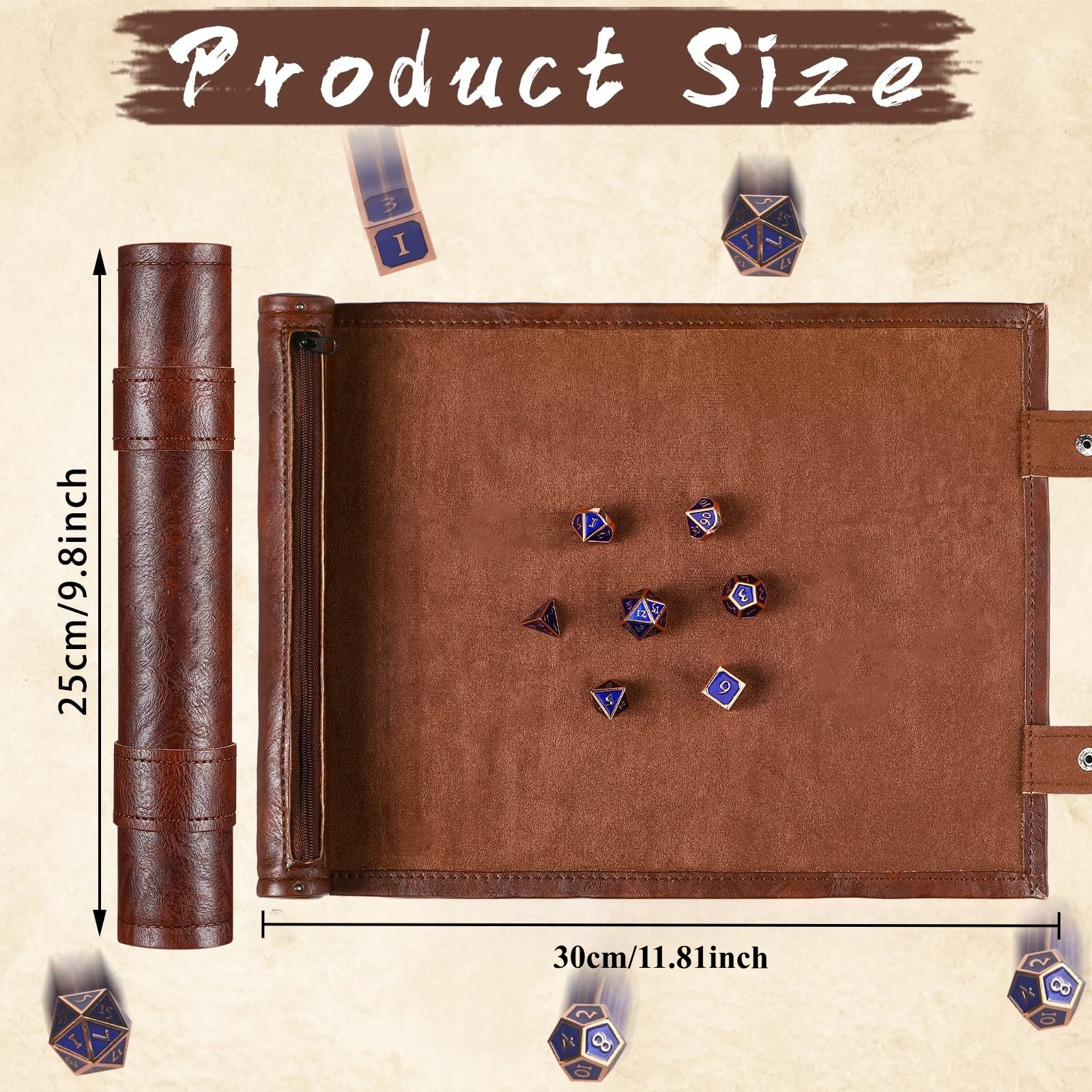 Folding Dice Tray Rolling Mat  - Dice Tower Wooden avis et prix