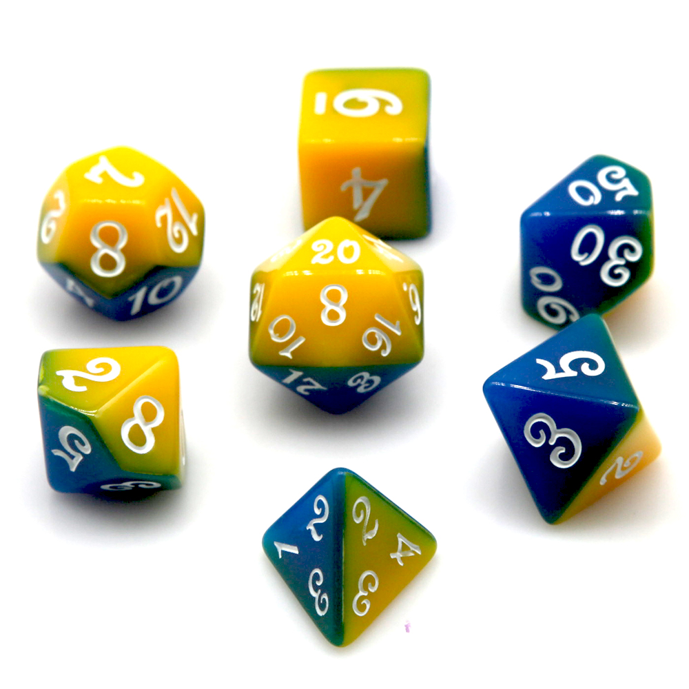 Blue & Yellow Dual Color Polyh - Board Game Pandemic avis et prix