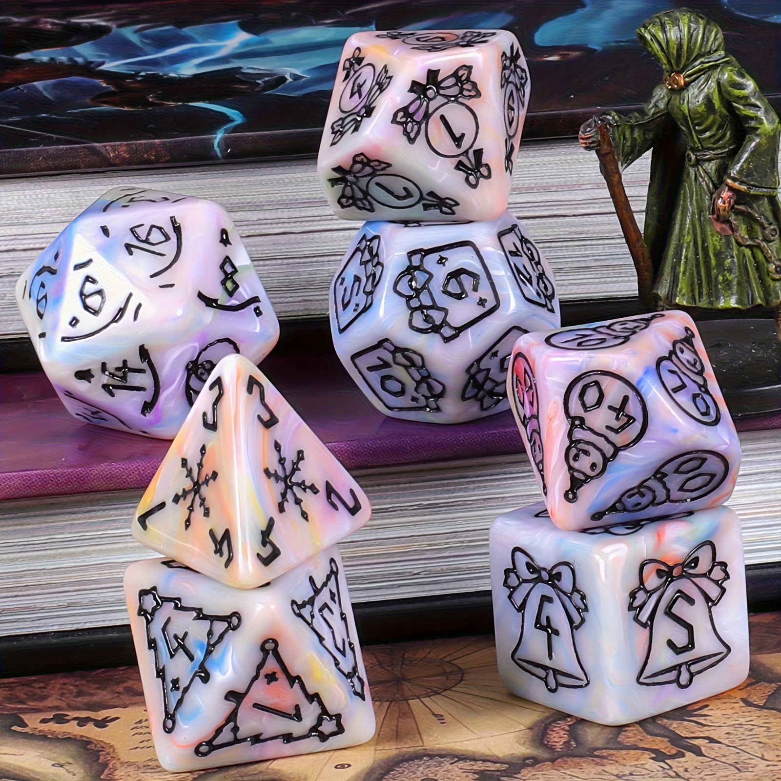 DND Dice Set -7pc Christmas Po - Board Game Pandemic avis et prix