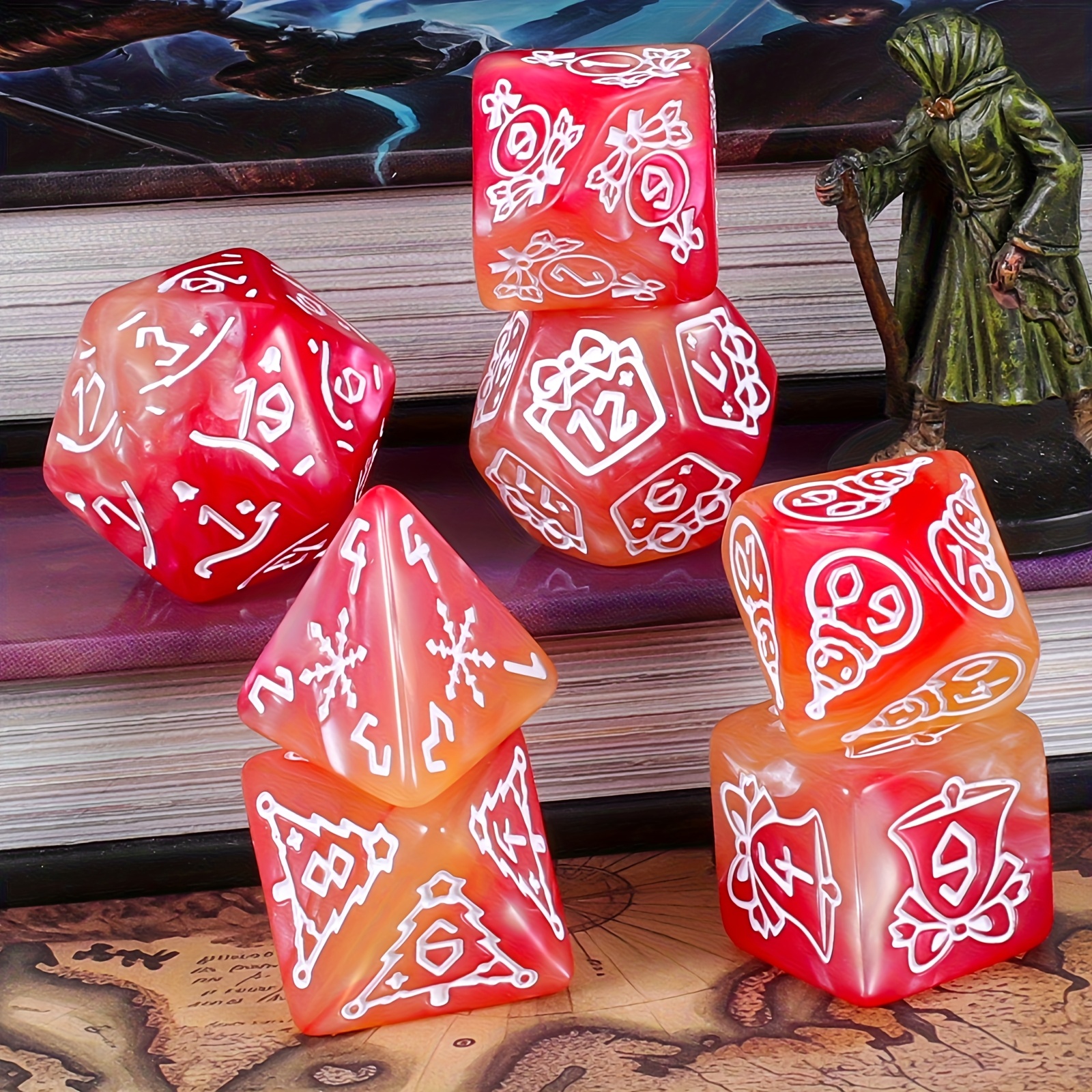 DND Dice Set -7pc Christmas Po - Board Game Pandemic avis et prix