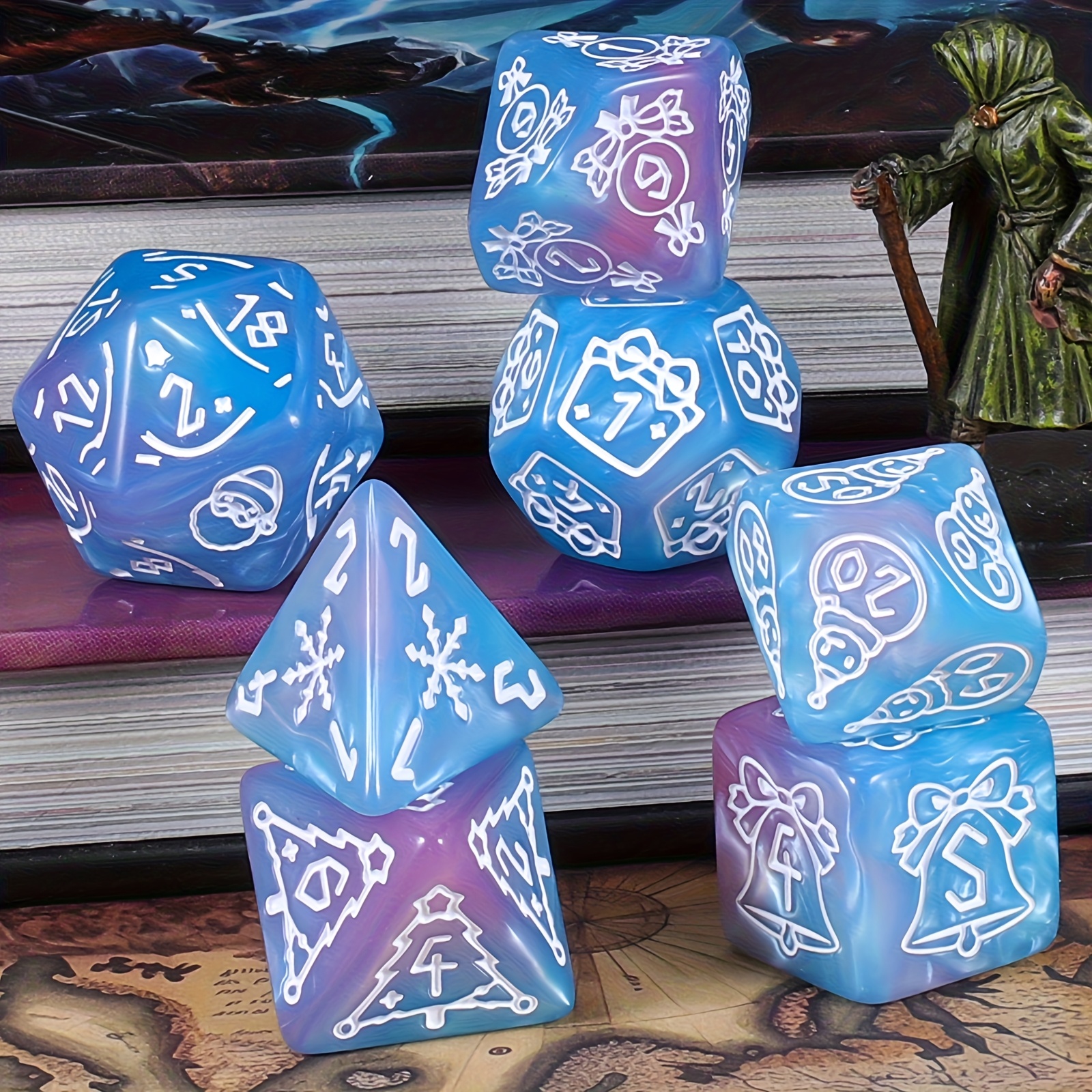 DND Dice Set -7pc Christmas Po - Board Game Pandemic avis et prix