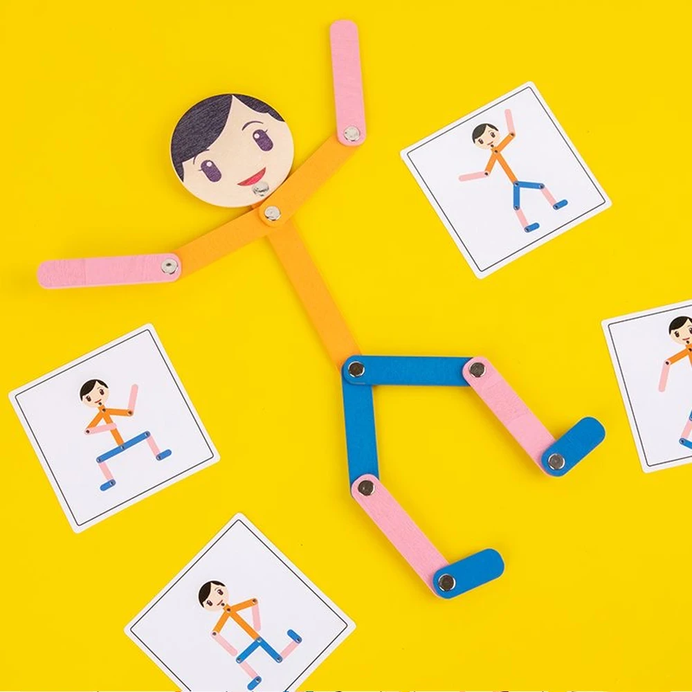 Sport Wooden Man Material DIY  - Board Game Idea avis et prix