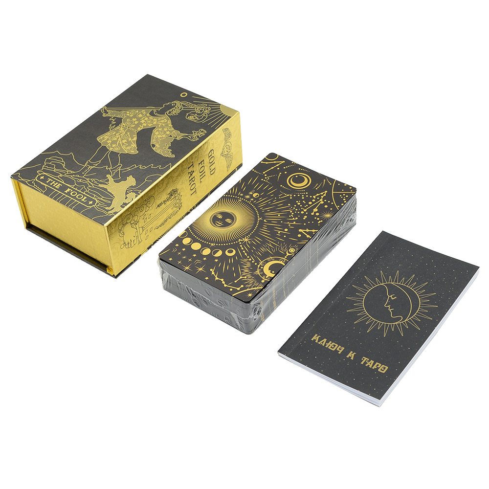 Gold Foil Tarot 12x7cm Russian - Board Game For Couple avis et prix